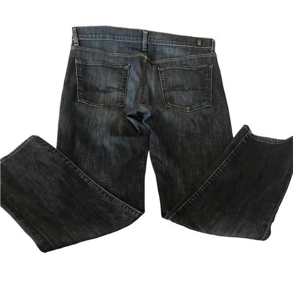 7 for All Mankind Slimmy Fit Denim - Straight Leg Sz 36 - Picture 6 of 10